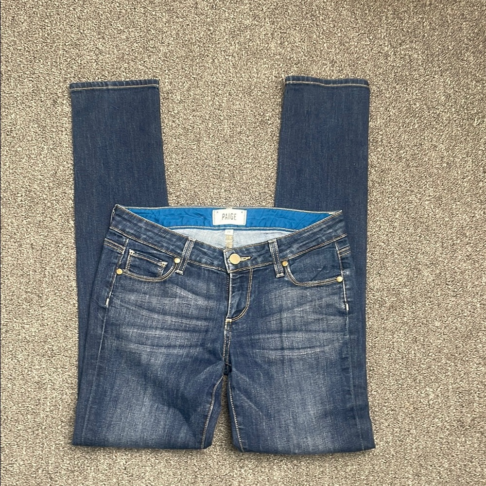 PAIGE Jimmy Jimmy Skinny Blue Skinny Jeans Classic Denim Style